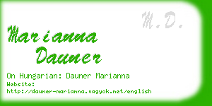 marianna dauner business card